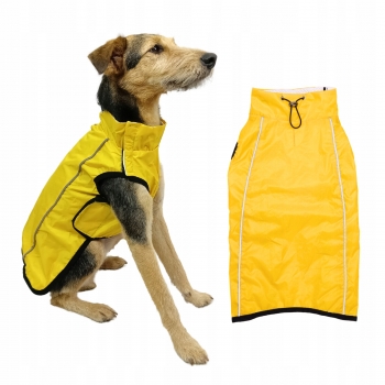 PŁASZCZ ZE STÓJKĄ UBRANKO PONCZO KURTKA PRZECIWDESZCZOWA DLA PSA 5XL 70CM