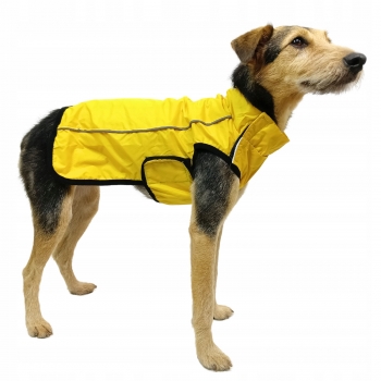 PŁASZCZ ZE STÓJKĄ UBRANKO PONCZO KURTKA PRZECIWDESZCZOWA DLA PSA 5XL 70CM