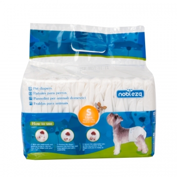 PIELUCHY PAMPERSY MAJTKI HIGIENICZNE dla PSA SUCZKI PSÓW KOTA 2-4KG S 12SZT
