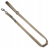 SMYCZ KHAKI PRZEPINANA TAŚMOWA DLA PSA REGULOWANA 1,6CM 120-220 CM