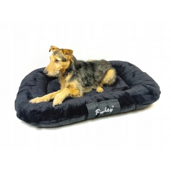 XL DUŻE LEGOWISKO PONTON POSŁANIE DLA PSA PSÓW 100x70cm CZARNE Minky