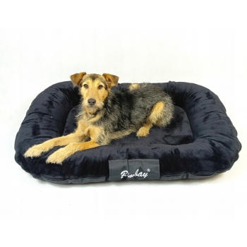 XL DUŻE LEGOWISKO PONTON POSŁANIE DLA PSA PSÓW 100x70cm CZARNE Minky