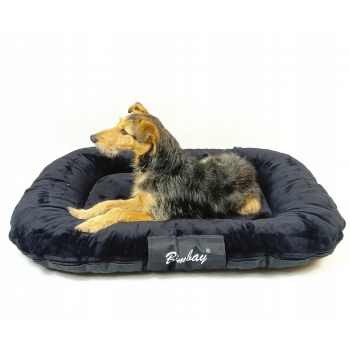 XL DUŻE LEGOWISKO PONTON POSŁANIE DLA PSA PSÓW 100x70cm CZARNE Minky