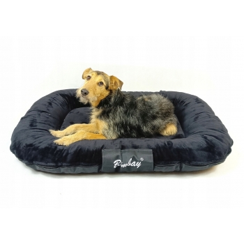 XL DUŻE LEGOWISKO PONTON POSŁANIE DLA PSA PSÓW 100x70cm CZARNE Minky