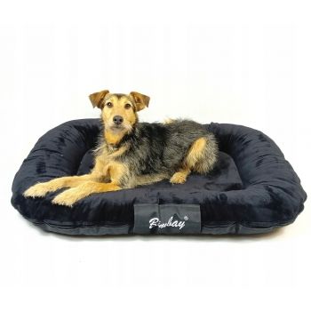 XL DUŻE LEGOWISKO PONTON POSŁANIE DLA PSA PSÓW 100x70cm CZARNE Minky