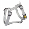SZELKI GUARD Z TAŚMY DLA PSA REGULOWANE DWUPASKOWE SPACER L SZARE 54-100CM