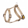 SZELKI GUARD Z TAŚMY PSA REGULOWANE DWUPASKOWE NA SPACER L KHAKI 54-100CM