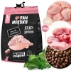 PAN MIĘSKO KARMA dla MŁODEGO KOTA KOCIAKA KURCZAK Z KRÓLIKIEM JUNIOR 400G