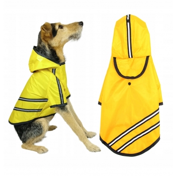 PŁASZCZ PONCHO KURTKA PRZECIWDESZCZOWA dla PSA roz. 6XL -ŻÓŁTY