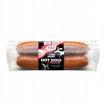 PRZYSMAK SMAKOŁYK KIEŁBASKI HOT DOG Z BEKONEM DLA PSA PSÓW 4SZT 220G