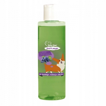 SZAMPON WINOGRONOWY DLA PSÓW KAŻDY RODZAJ SIERŚCI 200ML OVERZOO FRUTTI