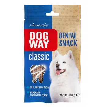 PRZYSMAK DENTYSTYCZNY DENTAL SNACK DOGWAY GRYZAK DLA PSA 7SZT 180G