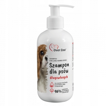 SZAMPON DLA PSÓW DŁUGOWŁOSYCH 250ML BEZ SLS OVERZOO