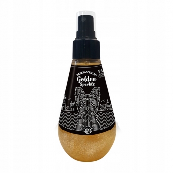 PERFUMY MGIEŁKA dla psów Z BROKATEM MANGO I PAPAJA GOLDEN SPARKLE 150ML