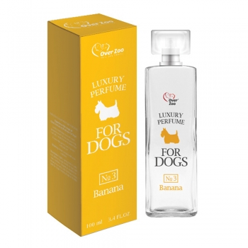 PERFUMY dla psów O ZAPACHU BANANA BANANOWE 100ML OVERZOO